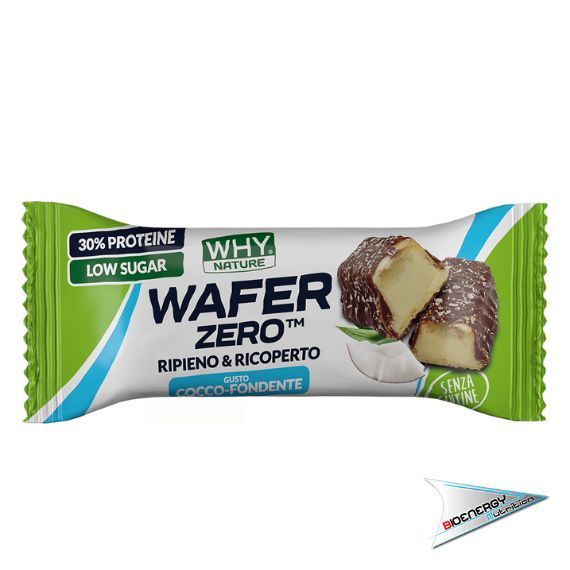 Why-WAFER ZERO (Conf. 24 barrette da 35 gr)   Cocco e Cioccolato Fondente  